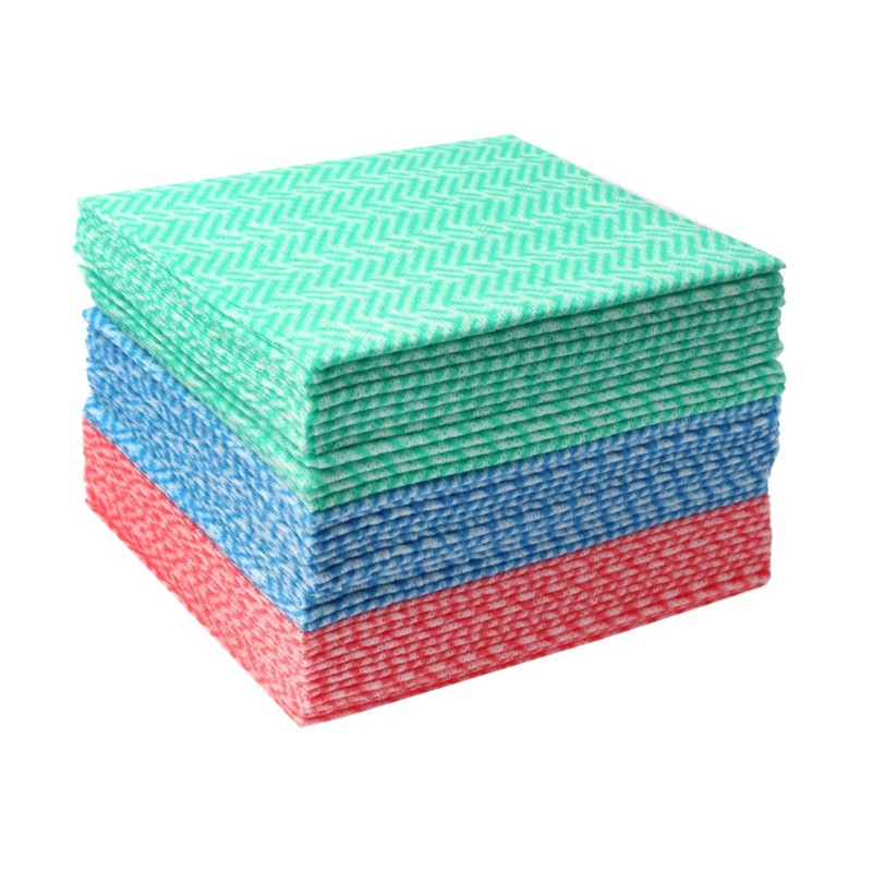 Water-Absorbent Quick-Drying Reusable Nonwoven Cleaning Wipe